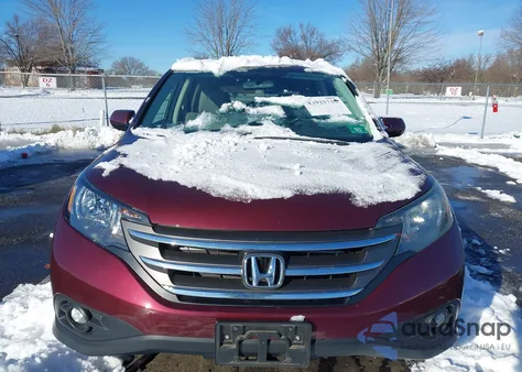 2013 Honda Cr-V Ex-L from USA, damaged, VIN 5J6RM4H78DL000413